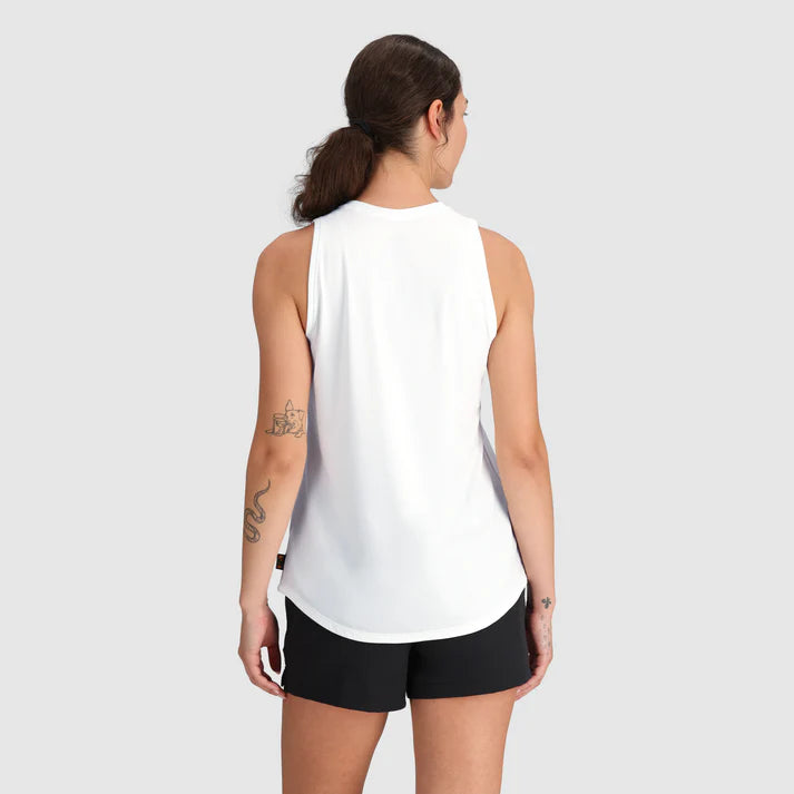 Outdoor Research Womens Essential Tank - White