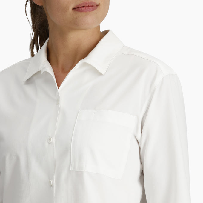 Royal Robbins Womens Expedition III Long Sleeve - White