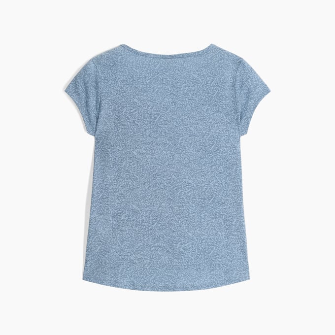 Royal Robbins Womens Featherweight Slub Tee - Sea Nisene Print