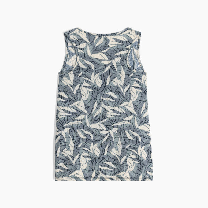Royal Robbins Womens Featherweight Tank - Deep Blue Presidio Print