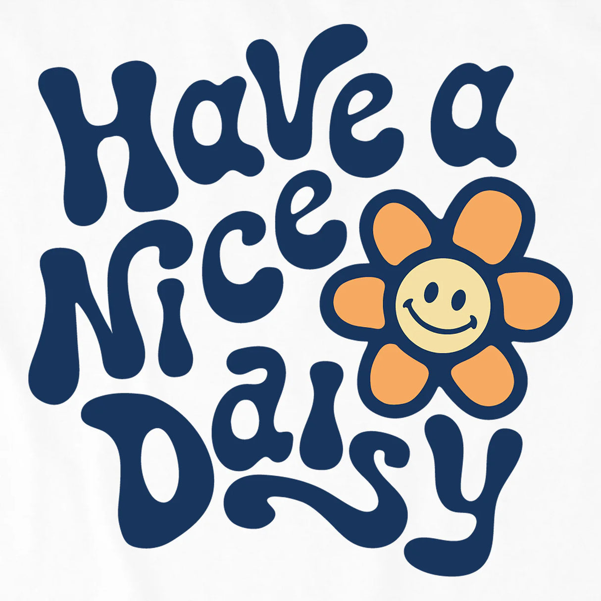 Life Is Good Womens Nice Daisy Short Sleeve Boxy Short Sleeve Crusher Tee - Cloud White