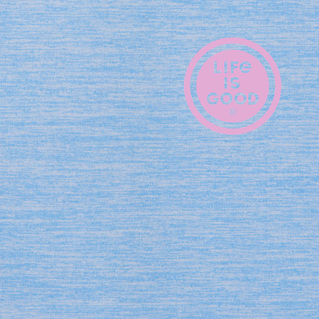 Life Is Good Womens Radiating Sun Long Sleeve Sun Crusher Hoodie - Cornflower Blue