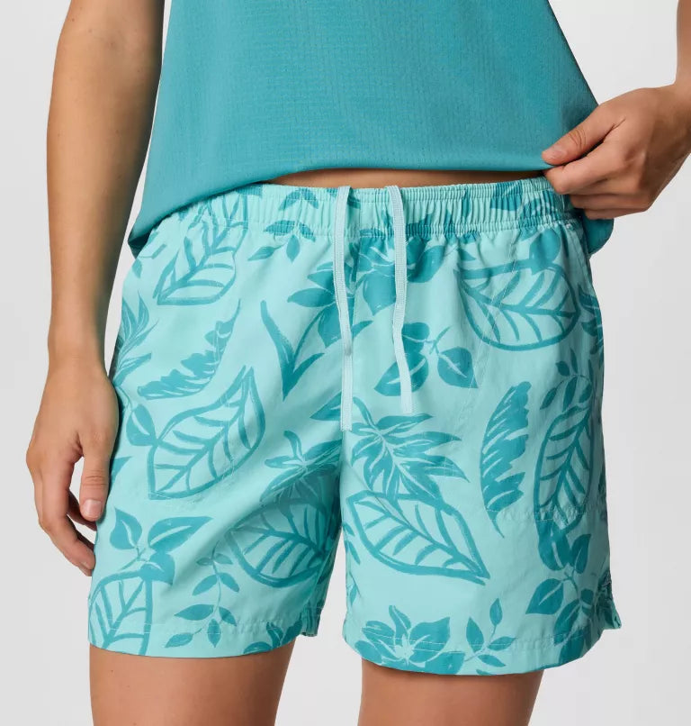 Columbia Womens Sandy River Printed Shorts III - Spray Pasteled Tonal