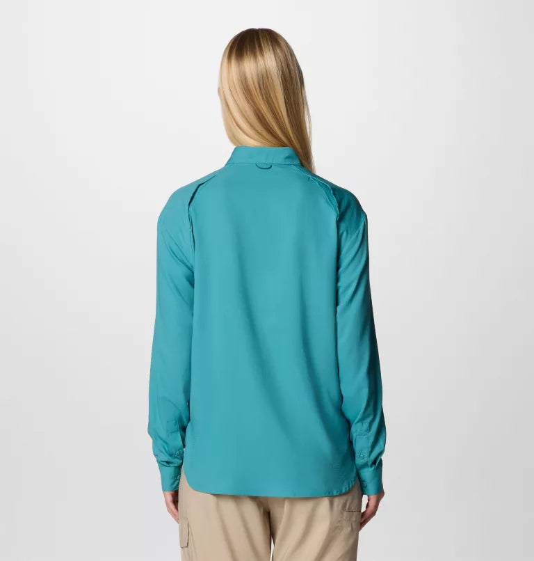 Columbia Womens Silver Ridge Utility Long Sleeve Shirt - Teal