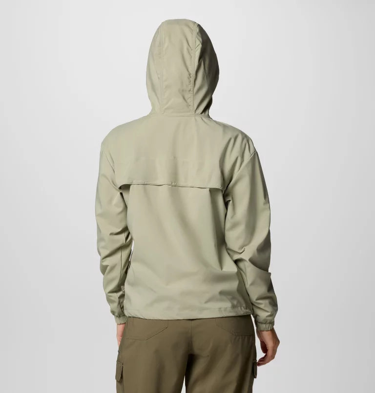 Columbia Womens Skien Valley Hooded Long Sleeve Shirt - Safari