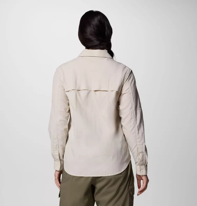 Columbia Womens Skien Valley Long Sleeve Shirt - Dark Stone