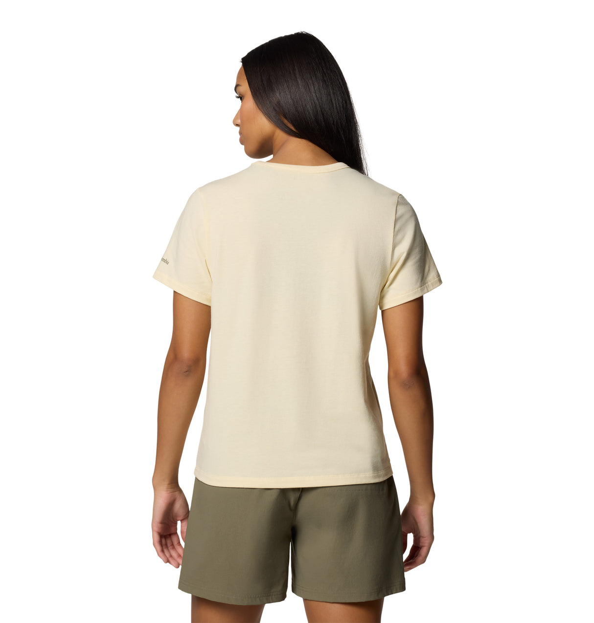 Columbia Womens Sun Trek Graphic Short Sleeve Shirt III - Lemon Wash / Shine On