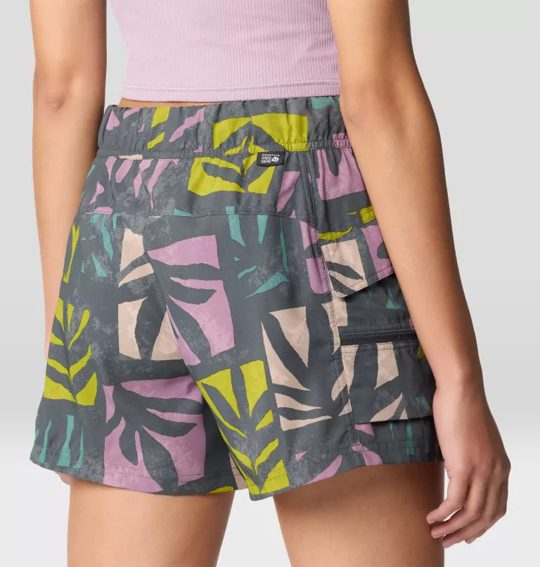 Mountain Hardwear Womens Trail Sender Short - Volcanic Meadows Print