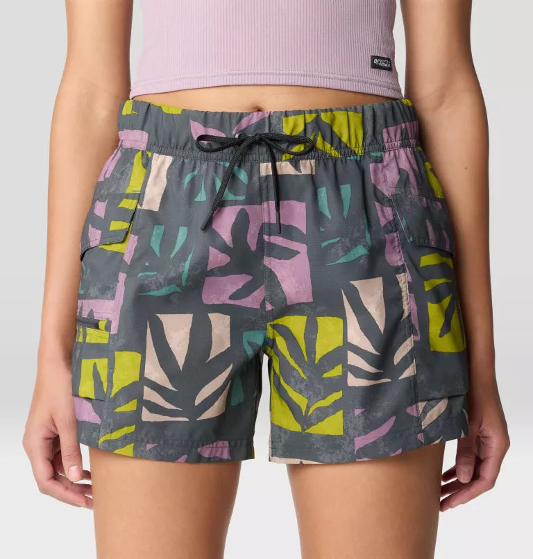 Mountain Hardwear Womens Trail Sender Short - Volcanic Meadows Print