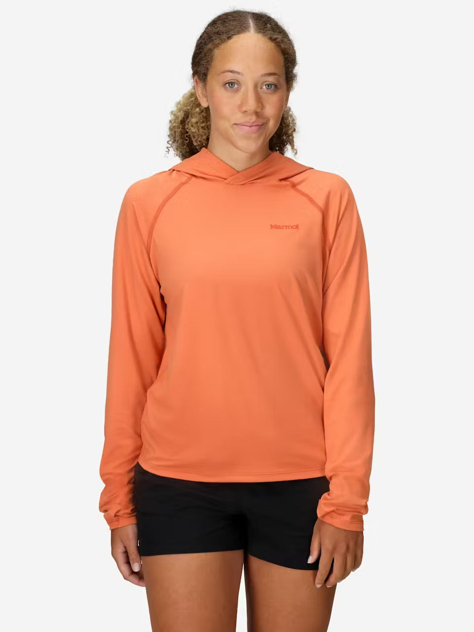 Marmot Womens Windridge Hoody UPF 50 - Pomelo Pomelo