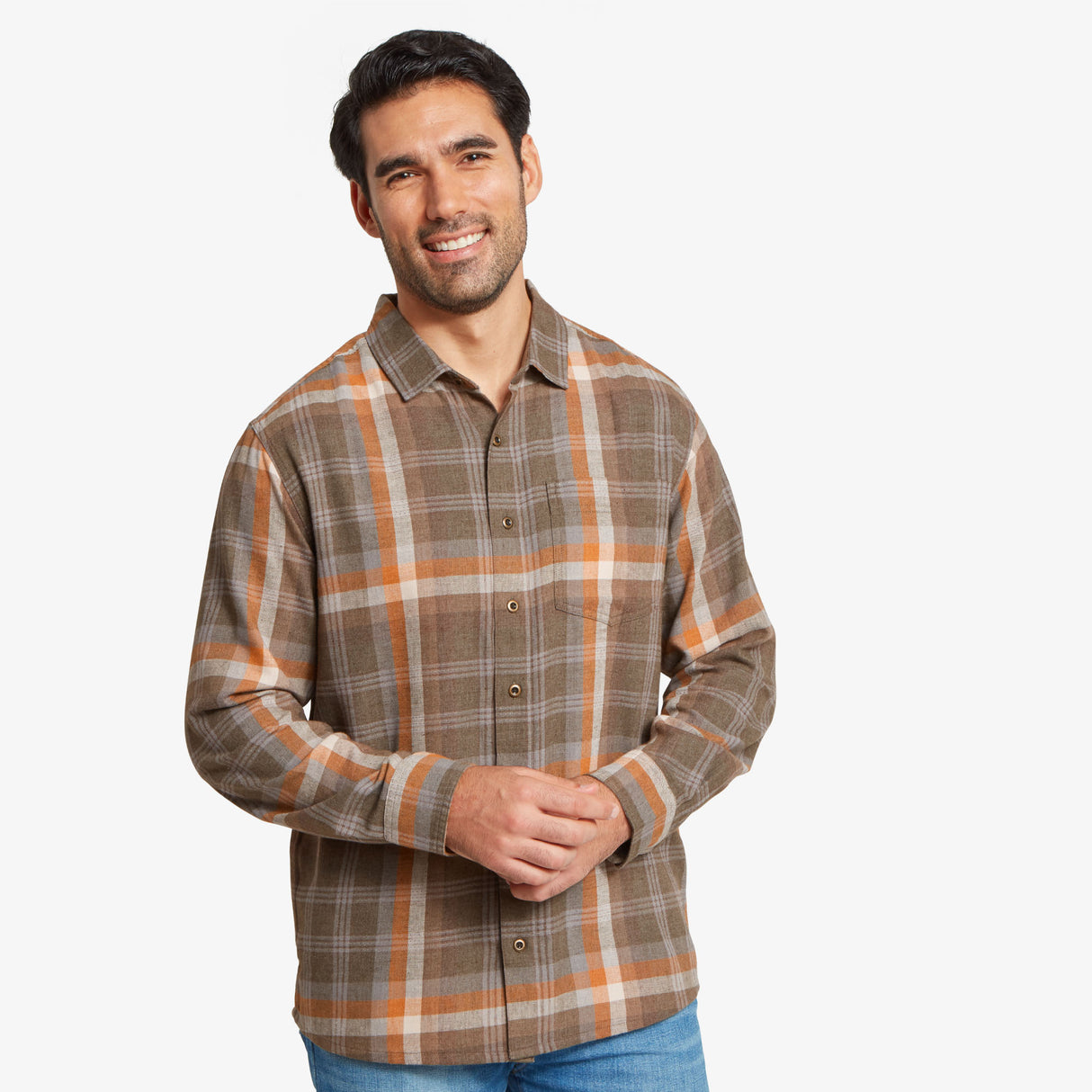 Sherpa Men's Yama Long-Sleeve Shirt - Bardiya Sand Bardiya Sand