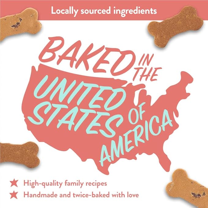 Portland Pet Food Grain & Gluten-Free Apple & Mint Biscuits Dog Treats - 5oz