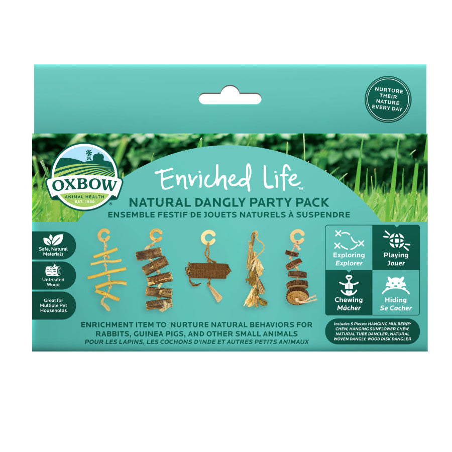 Oxbow Animal Health Enriched Life Natural Dangly Chews Party Pack