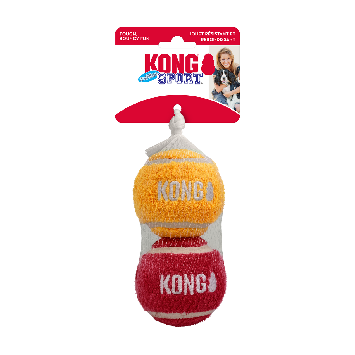 Kong Sport Softies Balls Dog Toy 2-Pack - Assorted Assorted / / 2-Pack
