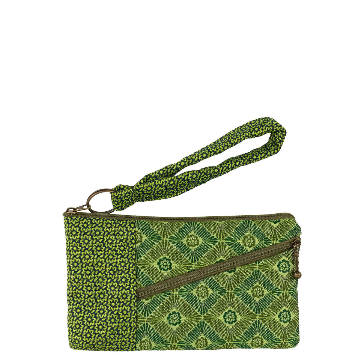 Maruca Beetle Wristlet Mosaic green
