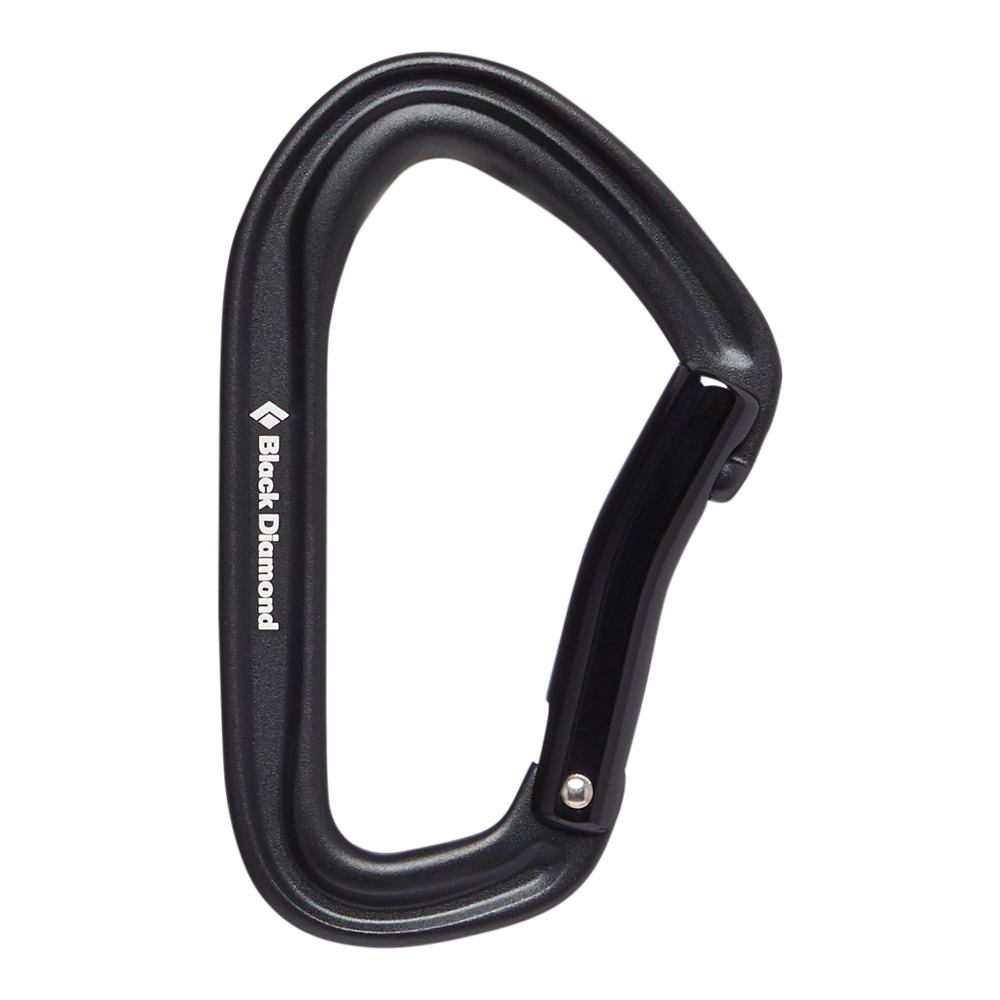 Black Diamond Equipm Hotforge Bent Gate Carabiner Black Black