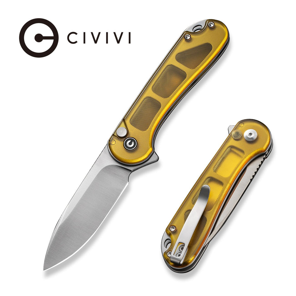 Button Lock Elementum Ii Knife, Ultem/satin