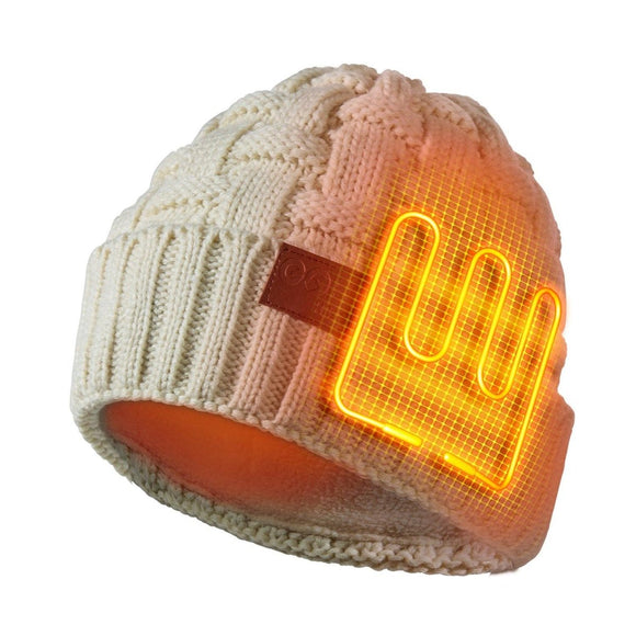 Gobi Heat Crest Heated Beanie (2-Zone) Cream