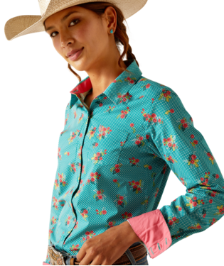 Ariat Kirby Stretch Shirt Esmerelda Print / / Regular