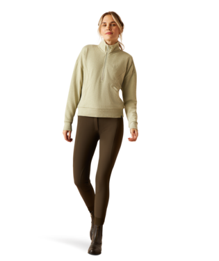 Ariat Friday Cotton 1/2 Zip Sweatshirt Heather Laurel Green / / Regular