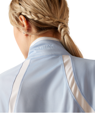 Ariat Sunstopper 3.0 1/4 Zip Baselayer Chambray Blue / / Regular