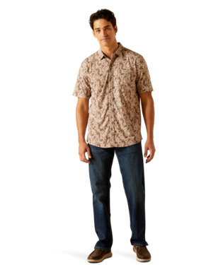 Ariat Modern Fit Button Down Shirt Dessert Mocha / / Regular