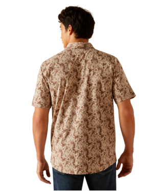 Ariat Modern Fit Button Down Shirt Dessert Mocha / / Regular