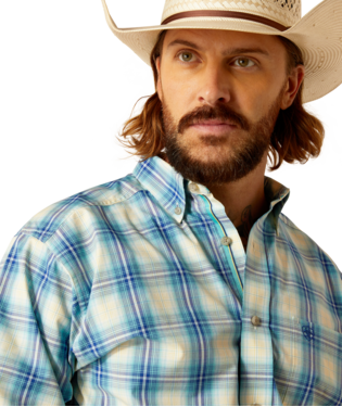 Ariat Pro Series Princeston Classic Fit Shirt Aqua / / Regular