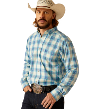 Ariat Pro Series Princeston Classic Fit Shirt Aqua / / Regular