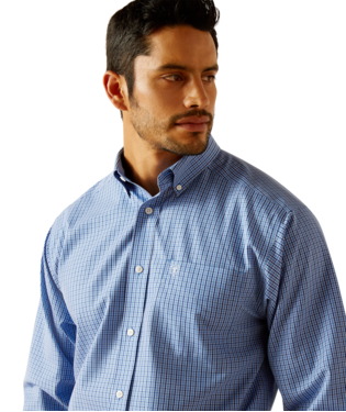 Ariat Wrinkle Free Rowan Classic Fit Shirt Regatta / / Regular
