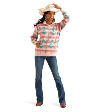 Ariat Ranger 1/2 Zip Sweatshirt Tiffany Print / / Regular
