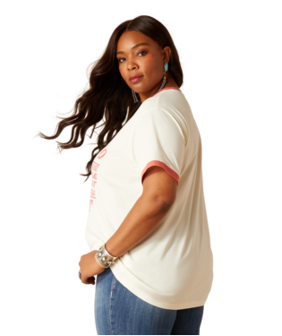 Ariat Wild West Show T-Shirt Coconut Milk / / Regular