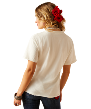 Ariat Happy Trails Rodeo Quincy T-Shirt Vanilla Ice / / Regular