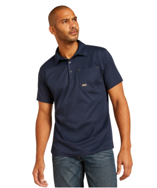 Ariat Rebar Foreman Polo Navy / / Regular