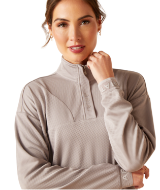 Ariat Breathe 1/2 Zip Sweatshirt Zinc / / Regular