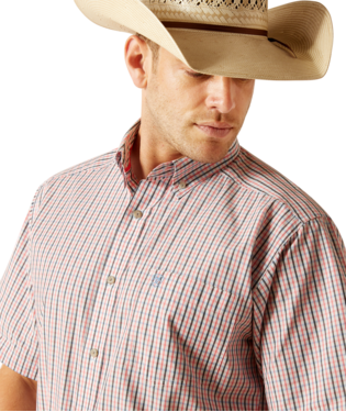 Ariat Pro Series Joel Classic Fit Shirt Conch Shell Coral / / Regular