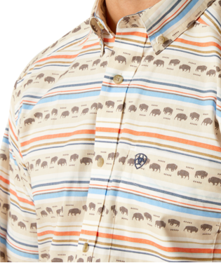 Ariat Reed Classic Fit Shirt Khaki / / Regular