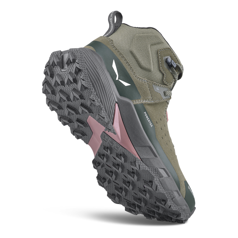 Salewa Boots Pedroc 2 Leather Mid Powertex Womens Fded grn/drk olive