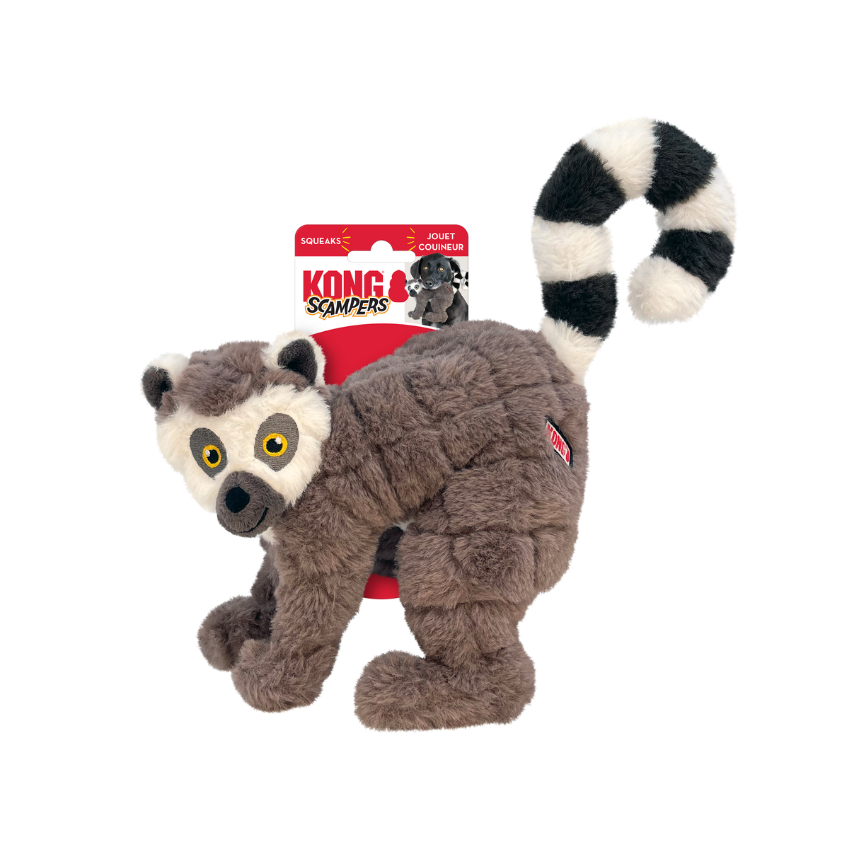 Kong Scampers Dog Toy - Lemur - Medium Lemur
