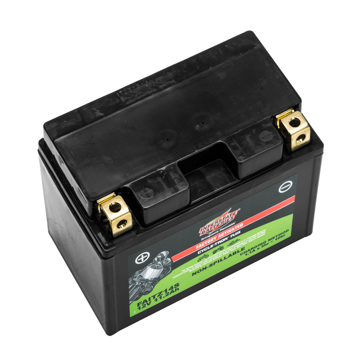 Interstate Batteries 12v 11.2ah Factory Activated Cycle-tron Plus Power Sports Battery