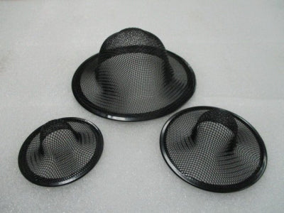 Master Plumber Universal Mesh Sink Strainer - Matte Black - 3 Pack Matte black