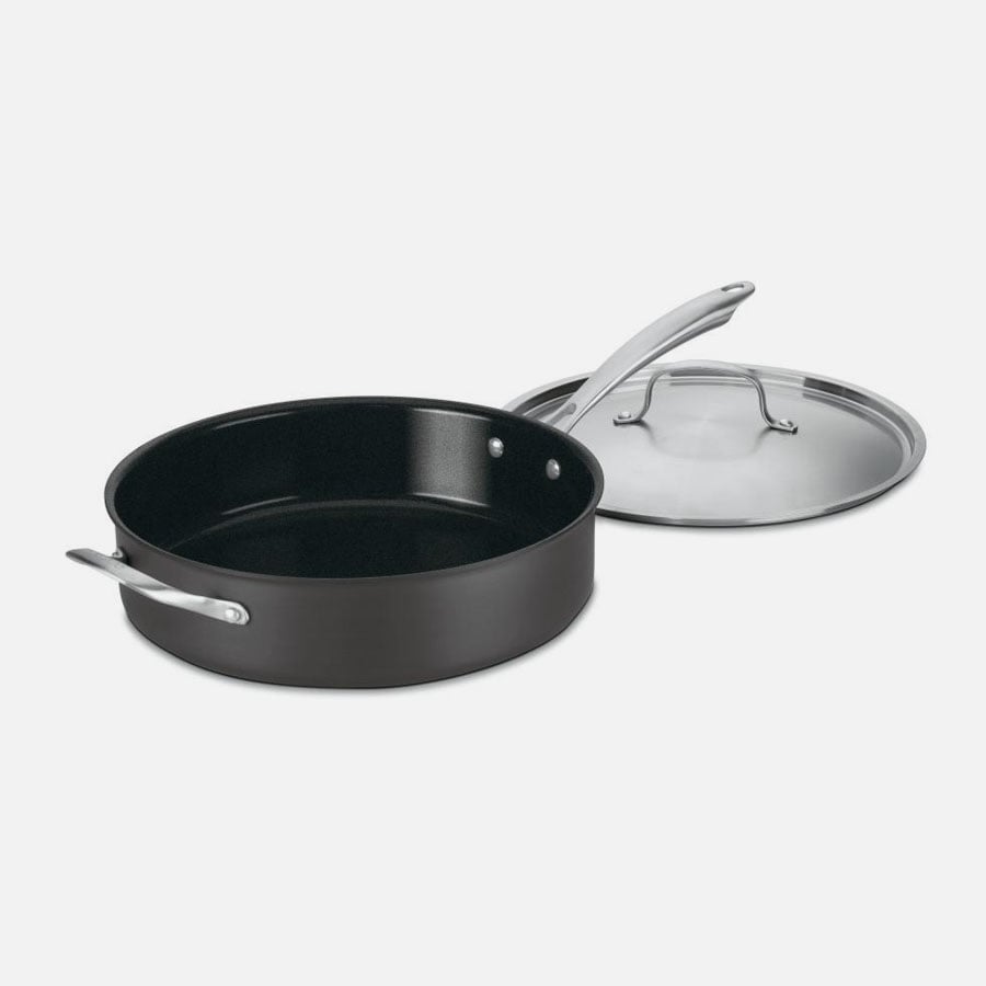 Cuisinart 5.5qt Saute Pan W/helper Handle Cover One Color