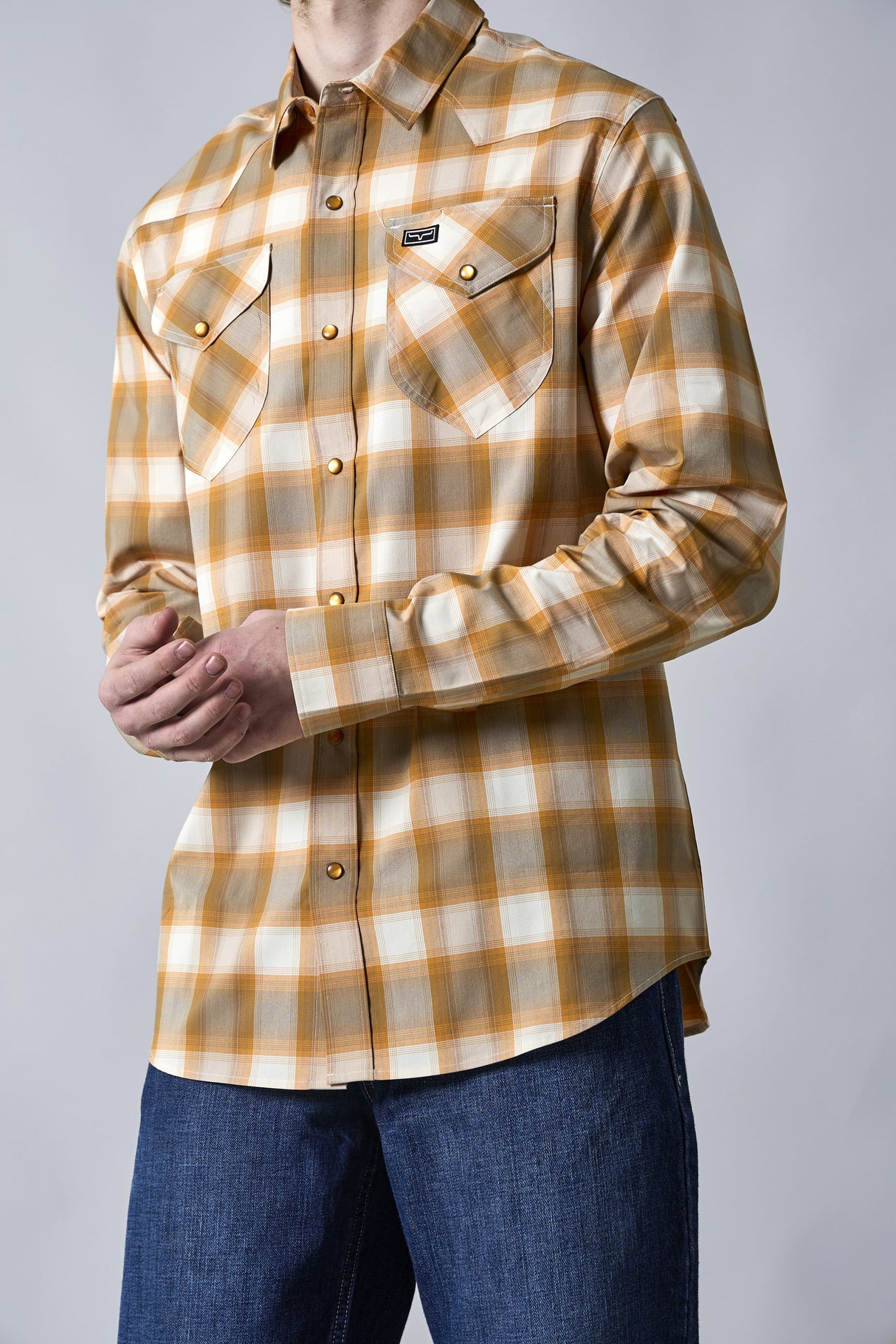 Kimes Ranch Hays Long Sleeve Dress Shirt - Tan