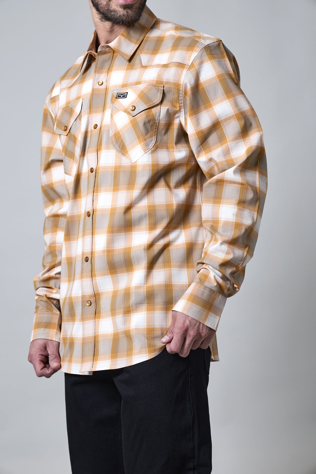 Kimes Ranch Hays Long Sleeve Dress Shirt - Tan