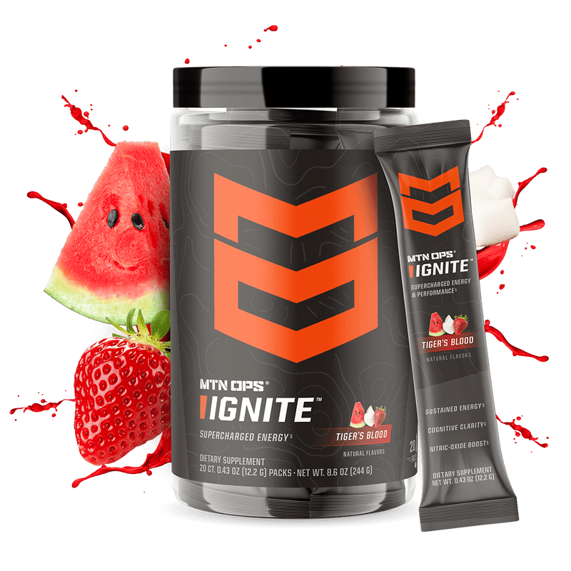 Mtn Ops Hot Ignite Energy + Focus + Hydration Trail Packs