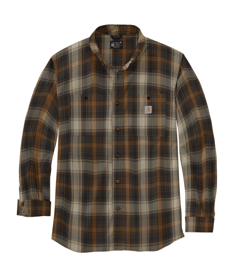 Carhartt Rugged Flex Relaxed Fit Lightweight Long-Sleeve Shirt - Black Black / / REG