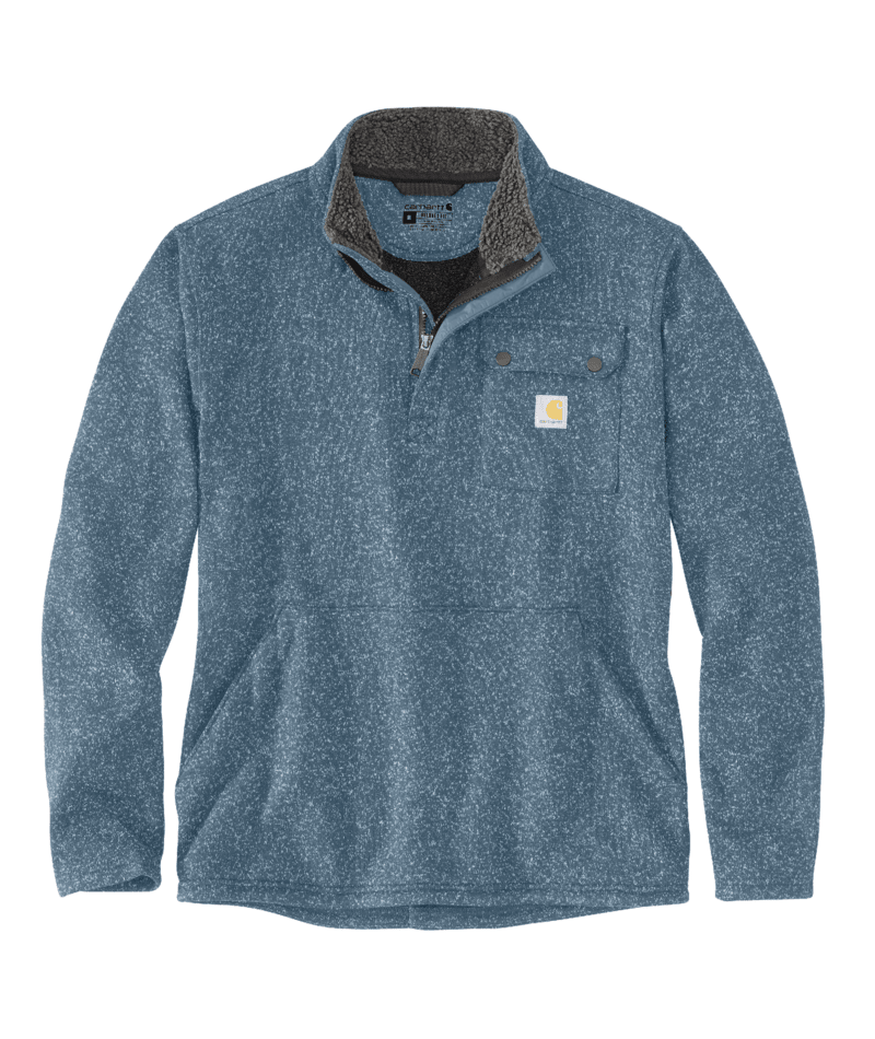 Carhartt Relaxed Fit Midweight Quarter-Zip Pocket Sweater Fleece - Thundercloud Thundercloud / / REG