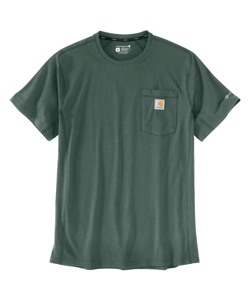 Carhartt Men's Force Relaxed Fit Short-Sleeve Pocket T-Shirt (Fall 2024) Frosted Balsam / / REG