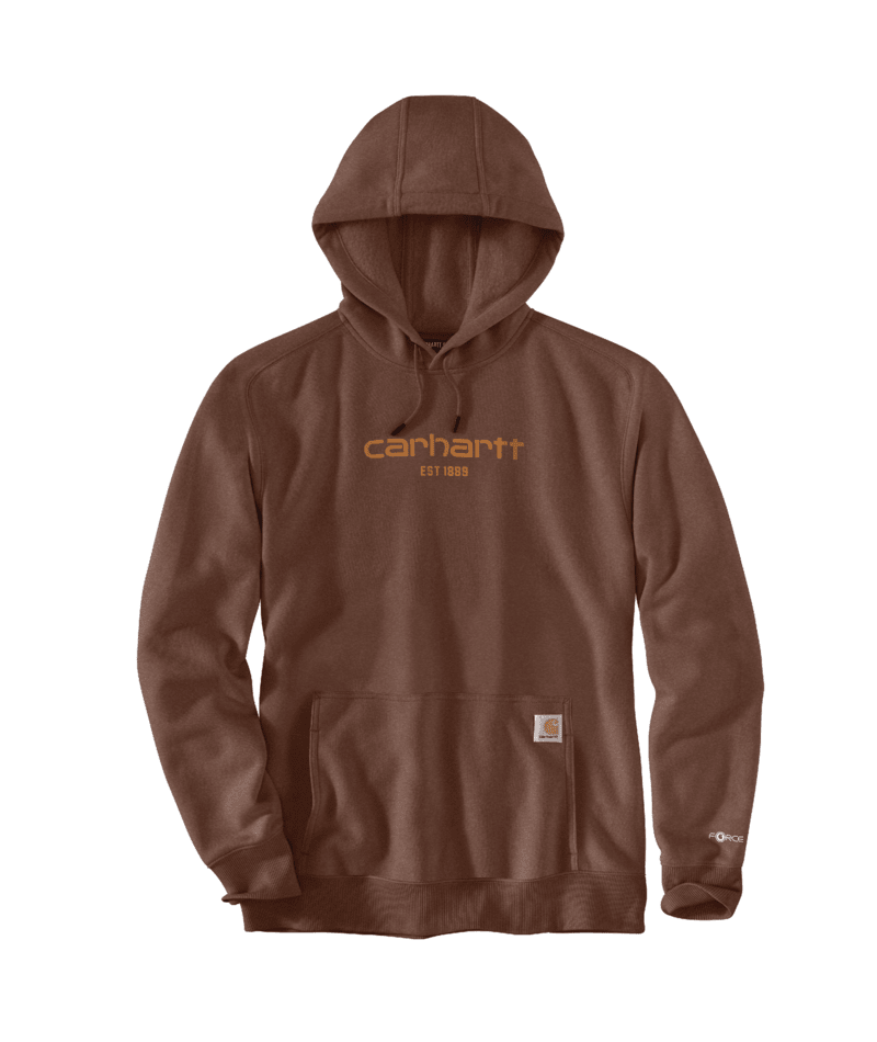 Carhartt Force Relaxed Fit Lightweight Logo Graphic Sweatshirt - Mocha Heather Mocha Heather / / REG