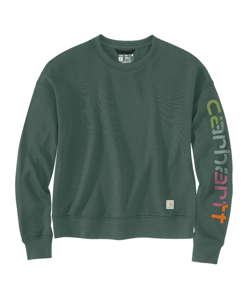 Carhartt TENCEL Fiber Series Loose Fit Sleeve Graphic Sweatshirt - Frosted Balsam Frosted Balsam / / REG